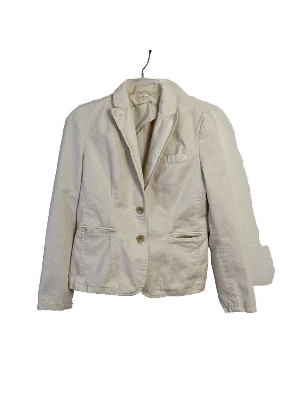 Banana Republic Women's Blazer Cream Sz 6